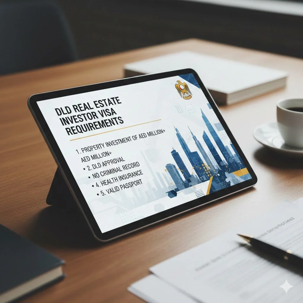 DLD Real Estate Investor Visa Requirements