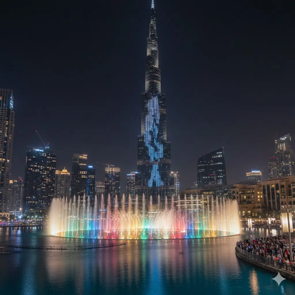 Dubai Fountain in Downtown Dubai Dubai Fountain in Downtown Dubai