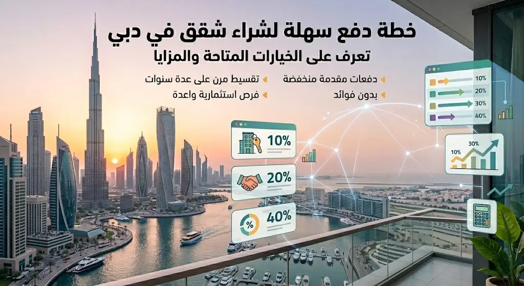 خطة دفع لشراء شقق في دبي
