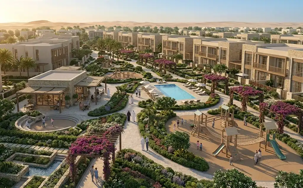 ريبورتاج فيليج تاون هاوس - دبي لاند