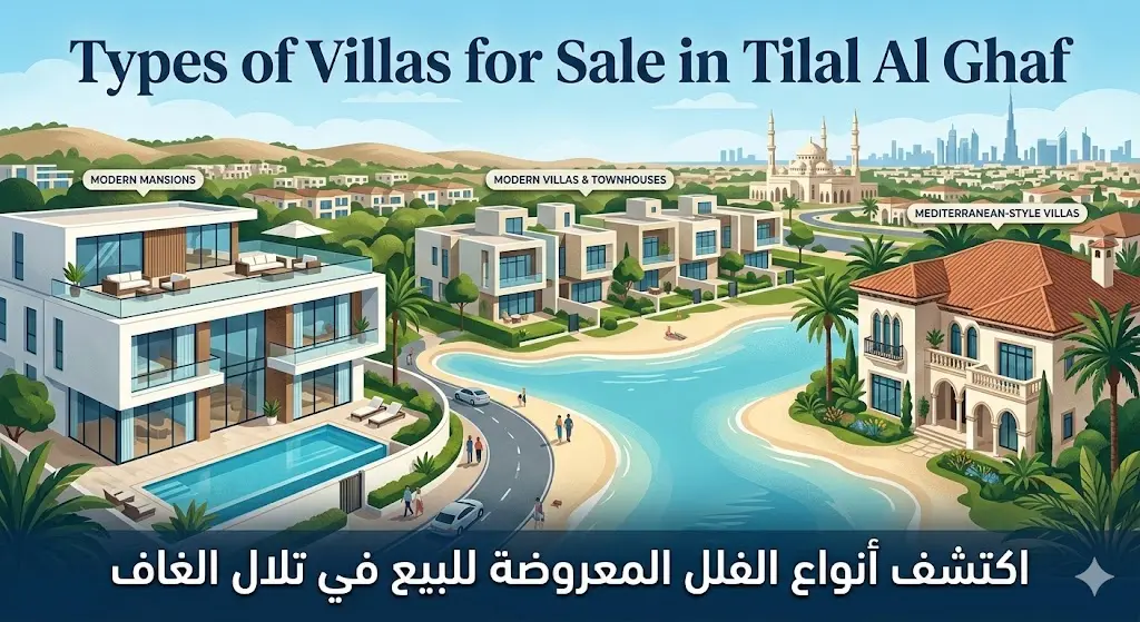 Types of Villas for Sale in Tilal Al Ghaf Types of Villas for Sale in Tilal Al Ghaf