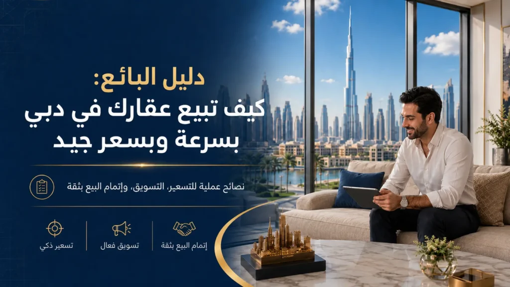 كيفية بيع عقار دبي