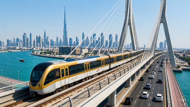 Dubai’s Gold Line Metro – The UAE’s Most Ambitious Underground Metro Project
