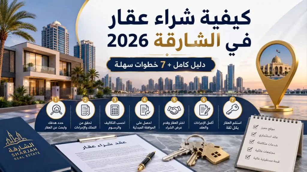 كيفية شراء عقار في الشارقة 2026