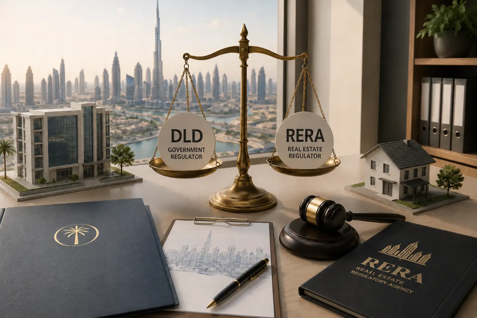 ما الفرق بين DLD وRERA في دبي؟ دليل شامل للمشتري والمستثمر العقاري