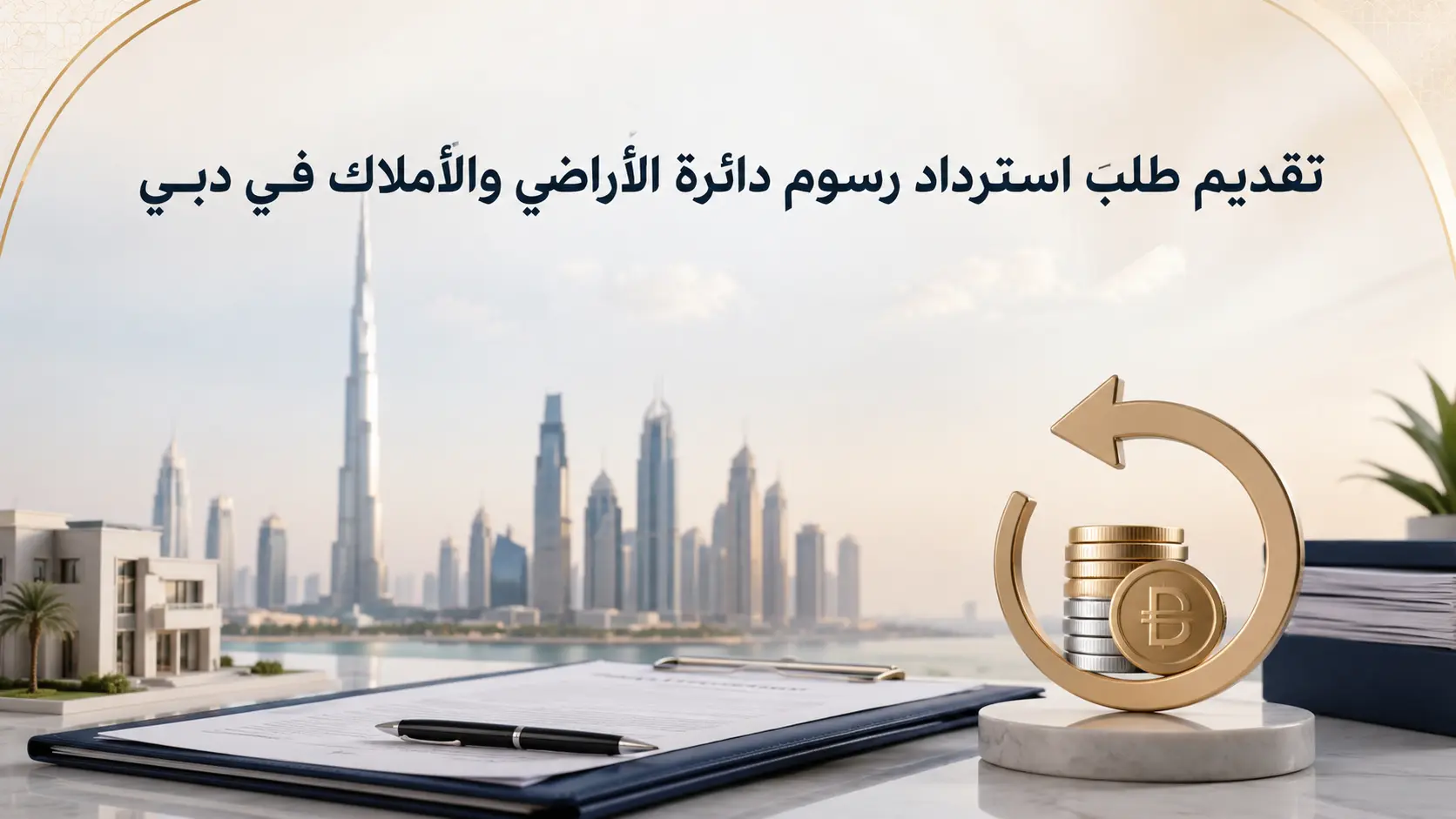 كيفية تقديم طلب استرداد رسوم دائرة الأراضي والأملاك في دبي؟