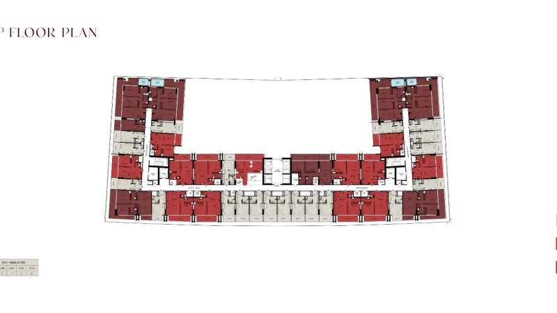 Binghatti Ruby - floor plan