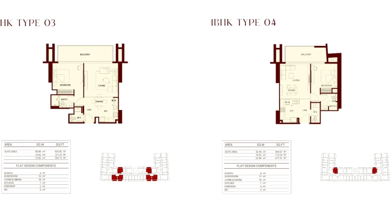 Binghatti Ruby - floor plan